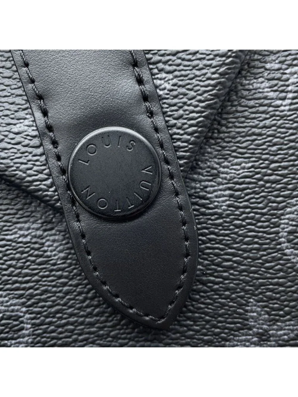Louis Vuitton Shoulder Bag Monogram Eclipse Envelope Pouch Black